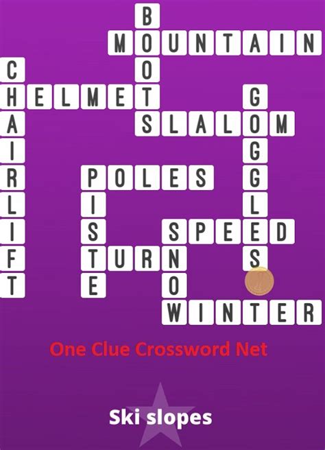 skiers lift crossword